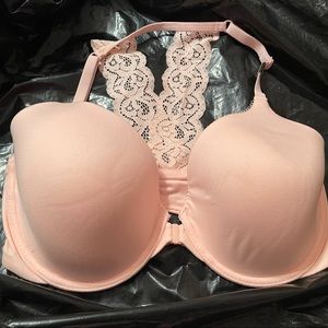 Victoria’s Secret Racer Back Light Pink Bra (34DD/34E)
